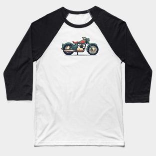 Classic Motorcycle Baseball T-Shirt